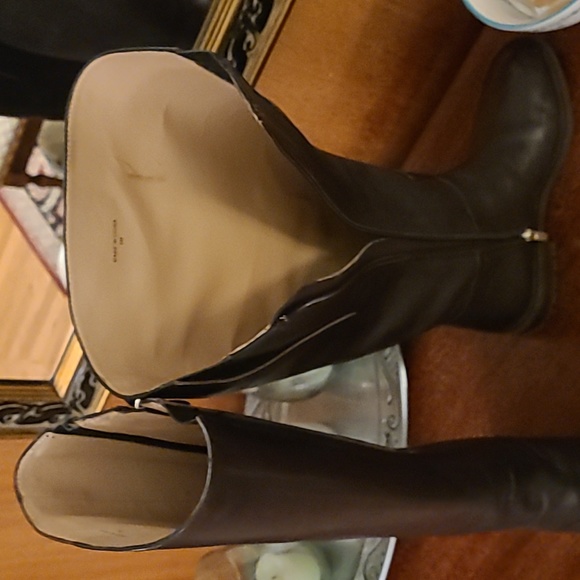 Banana Republic dark chocolate brown wide calf boots - Picture 5 of 10